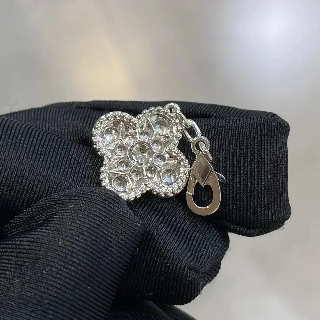 [Loco ] New  CLOVER 5 MOTIF FULL DIAMOND BRACELET COLLECTION