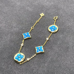 Loco STAR AND SUN TURQUOISE 4 MOTIFS 3 DIAMONDS