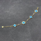 Loco STAR AND SUN TURQUOISE 4 MOTIFS 3 DIAMONDS