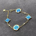 Loco STAR AND SUN TURQUOISE 4 MOTIFS 3 DIAMONDS