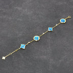 Loco STAR AND SUN TURQUOISE 4 MOTIFS 3 DIAMONDS