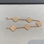 [Loco ] New  CLOVER 5 MOTIF FULL DIAMOND BRACELET COLLECTION