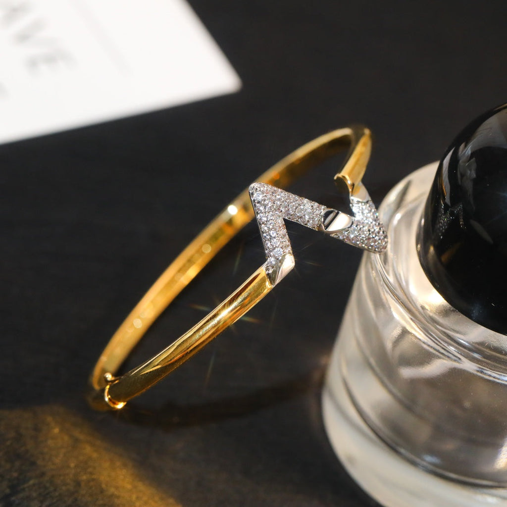 Loco VOLTE UPSITE DOWN GOLD DIAMOND BRACELET