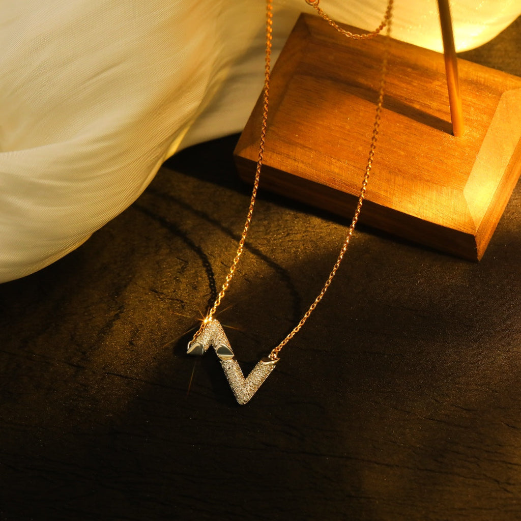 Loco VOLT SILVER DIAMOND PEDANT NECKLACE