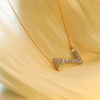 Loco VOLT SILVER DIAMOND PEDANT NECKLACE