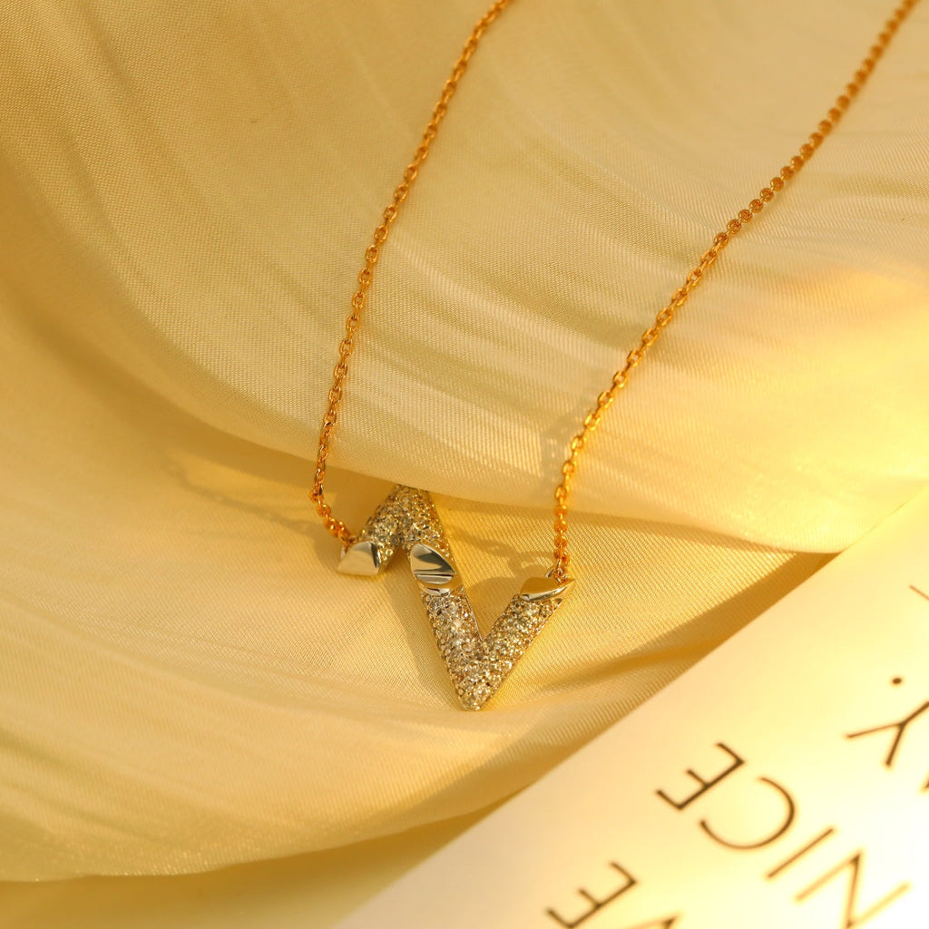 Loco VOLT SILVER DIAMOND PEDANT NECKLACE