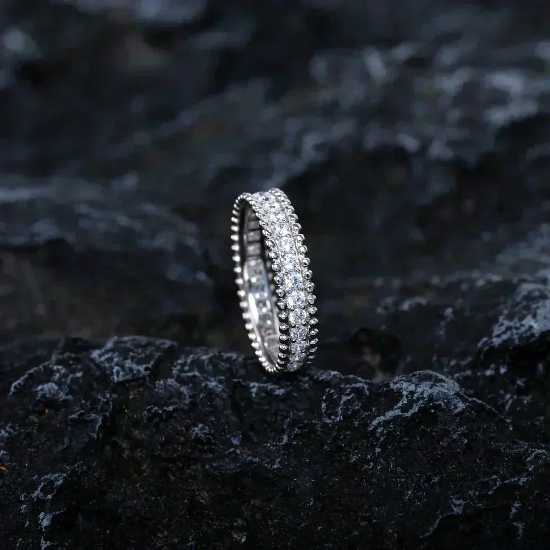 Loco PERLEE DIAMOND SILVER RING