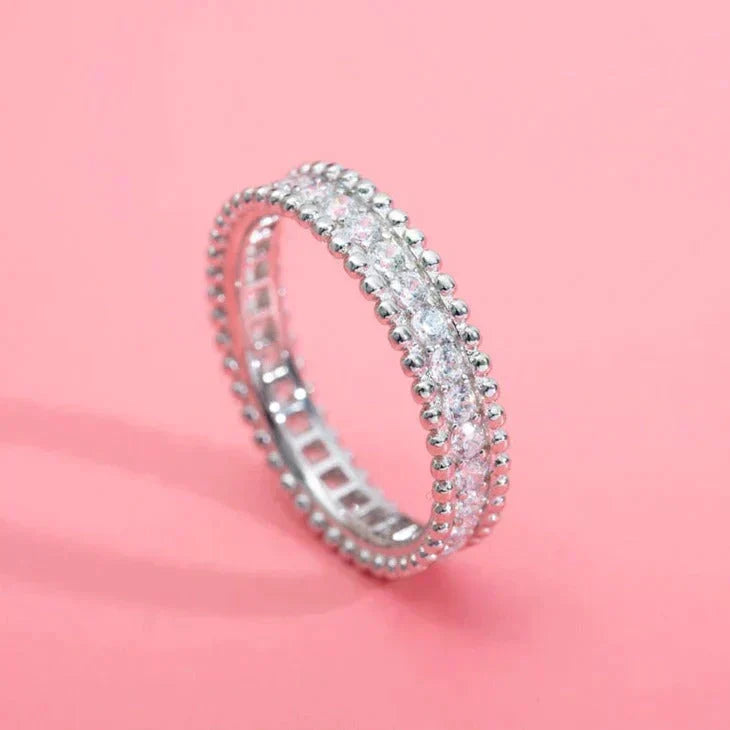 Loco PERLEE DIAMOND SILVER RING