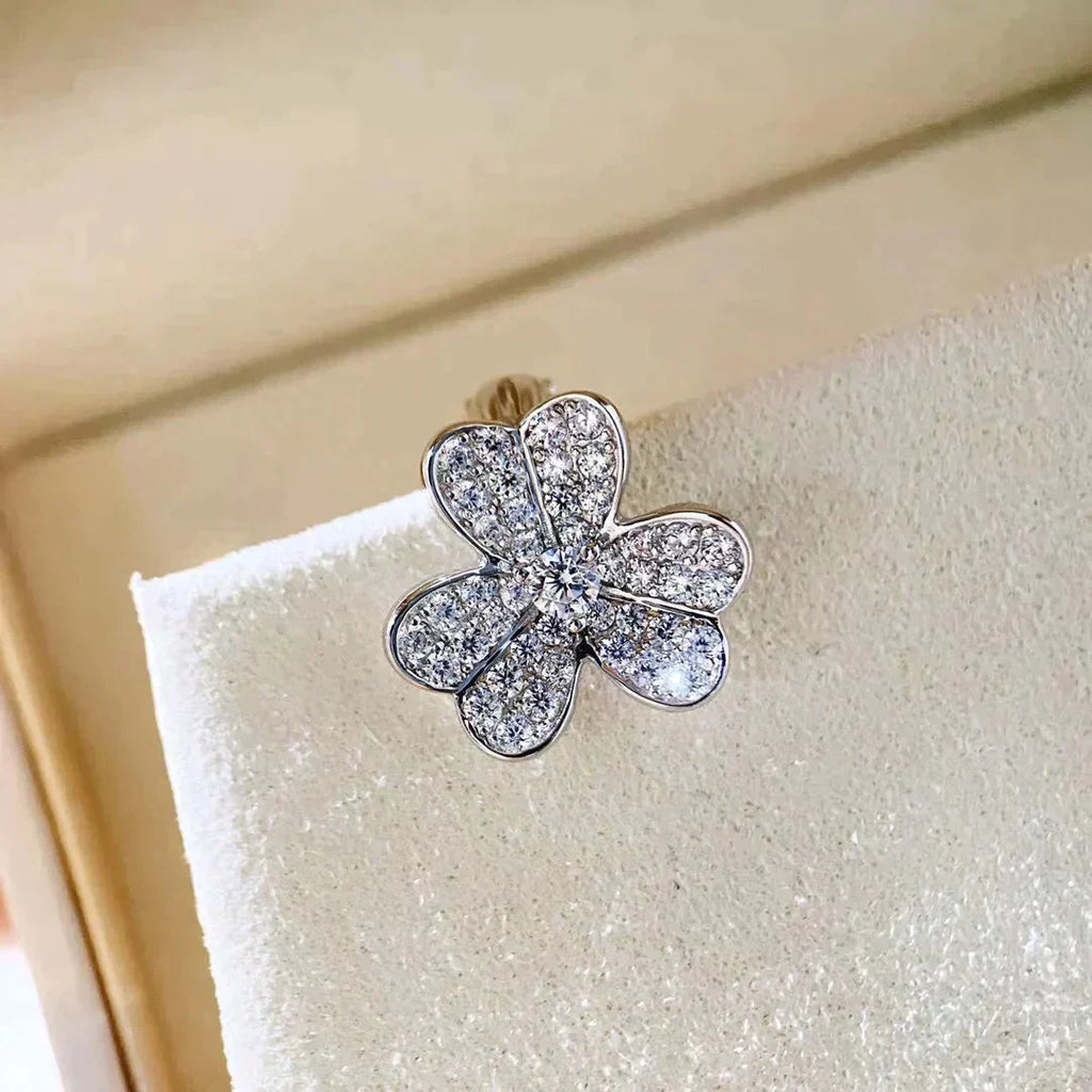 Loco CLOVER COMOS DIAMOND EARRINGS SILVER