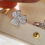Loco CLOVER COMOS DIAMOND EARRINGS SILVER