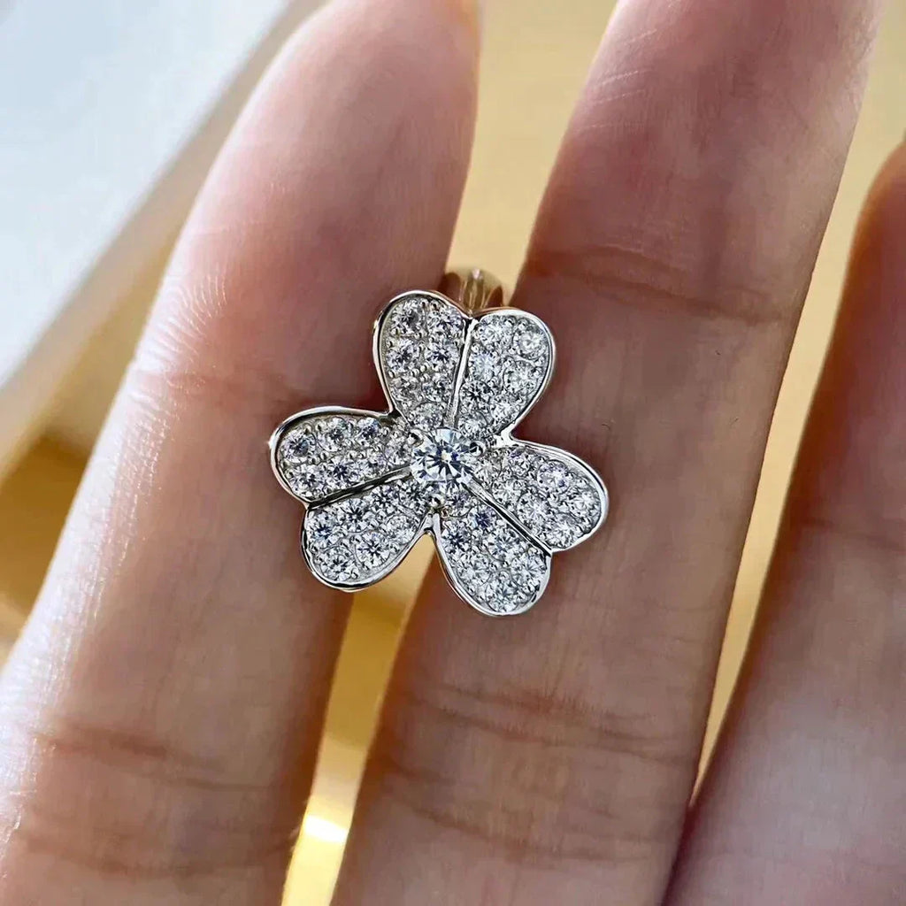 Loco CLOVER COMOS DIAMOND EARRINGS SILVER