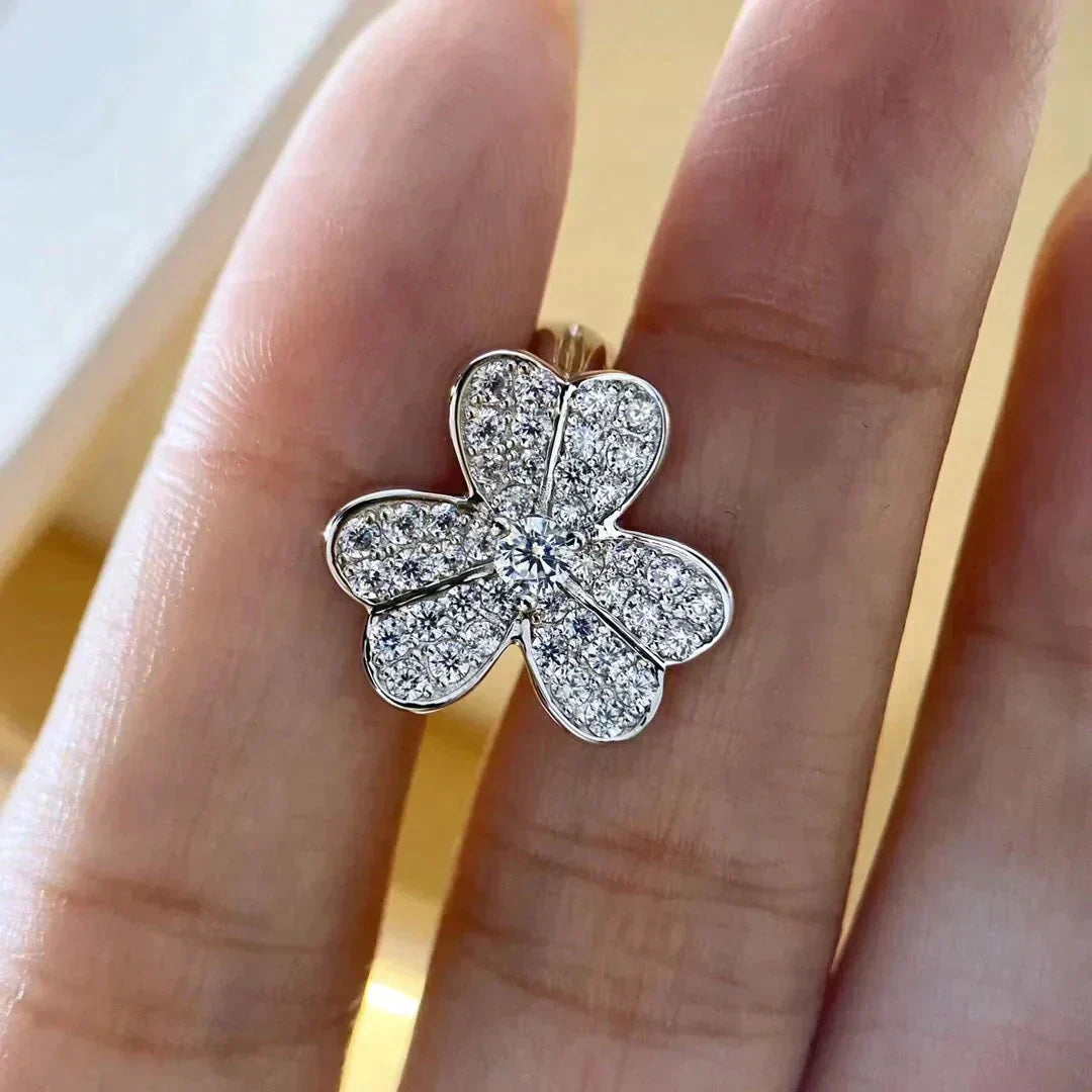 Loco CLOVER COMOS DIAMOND EARRINGS SILVER