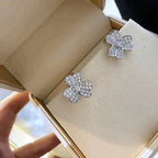 Loco CLOVER COMOS DIAMOND EARRINGS SILVER