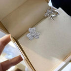 Loco CLOVER COMOS DIAMOND EARRINGS SILVER