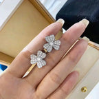 Loco CLOVER COMOS DIAMOND EARRINGS SILVER
