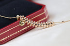 Loco CLASH PINK GOLD NECKLACE