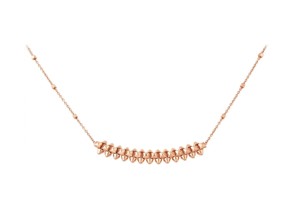 Loco CLASH PINK GOLD NECKLACE