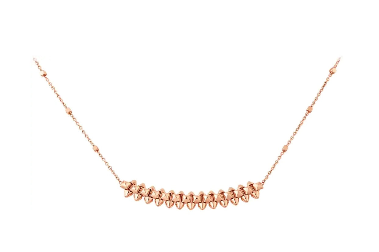 Loco CLASH PINK GOLD NECKLACE
