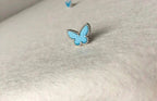 Loco BUTTERFLY TURQUOISE EARRINGS SILVER