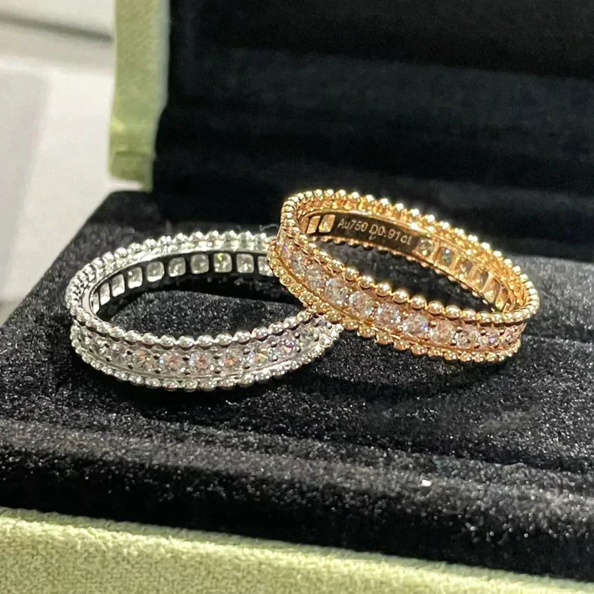 Loco PERLEE DIAMOND ROSE GOLD RING