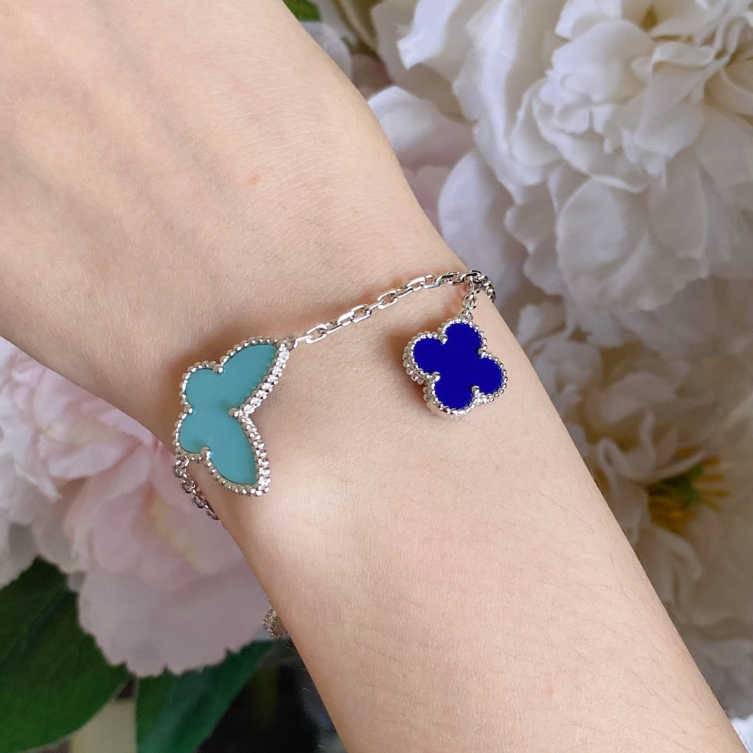 Loco LUCKY SPRING SILVER BRACELET 4 MOTIF