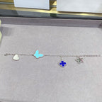 Loco LUCKY SPRING SILVER BRACELET 4 MOTIF