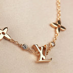 Loco STAR AND SUN 7 MOTIFS GOLD BRACELET