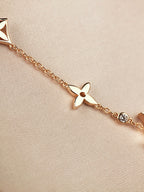 Loco STAR AND SUN 7 MOTIFS GOLD BRACELET