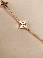 Loco STAR AND SUN 7 MOTIFS GOLD BRACELET
