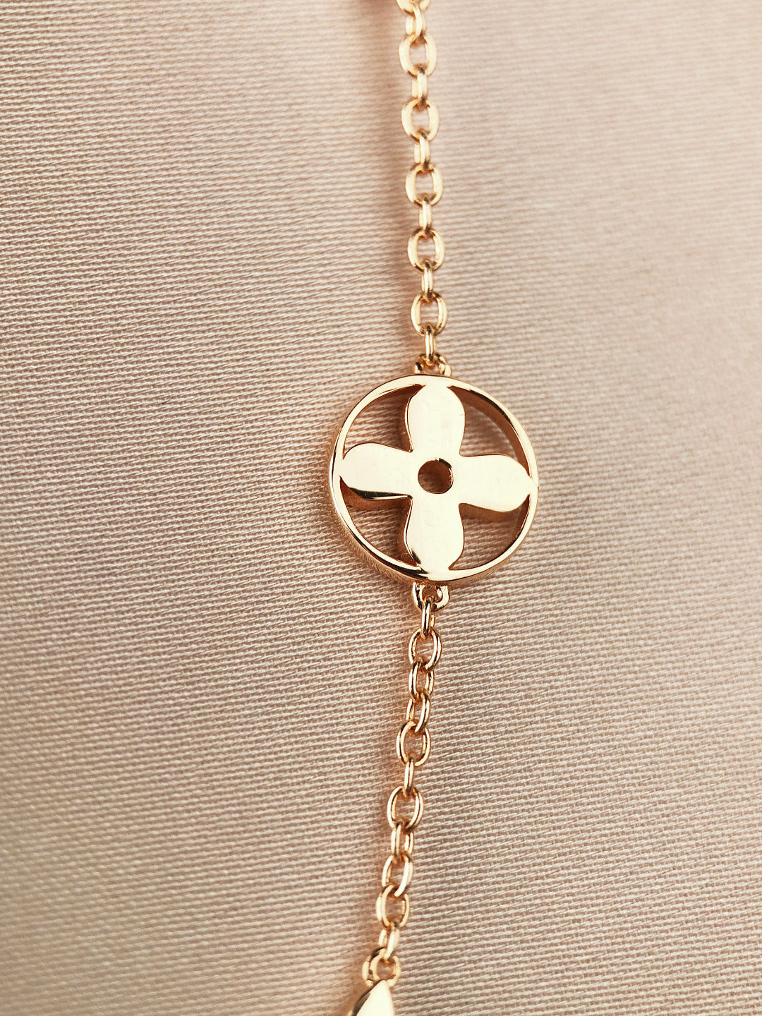 Loco STAR AND SUN 7 MOTIFS GOLD BRACELET