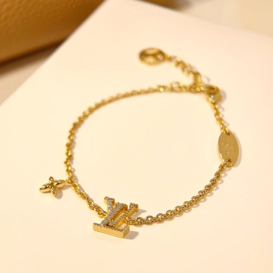 Loco LOGO STAR MOTIF GOLD BRACELET