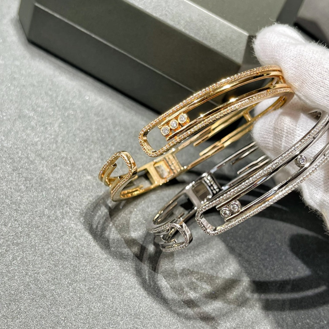 [Loco jewelrys]MOVE 10TH PAVED DIAMOND BRACELET