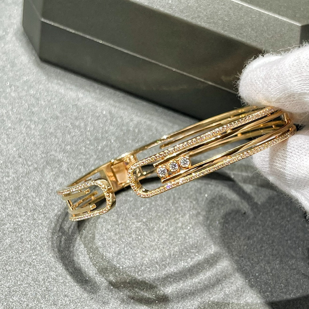 [Loco jewelrys]MOVE 10TH PAVED DIAMOND BRACELET