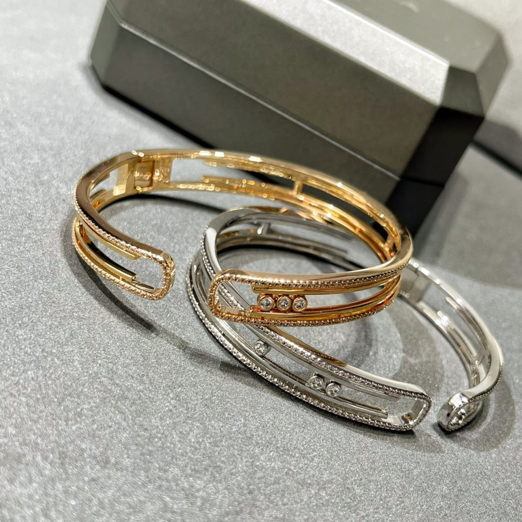 [Loco jewelrys]MOVE 10TH PAVED DIAMOND BRACELET