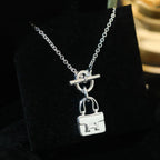 Loco POP H PEDANT SILVER NECKLACE
