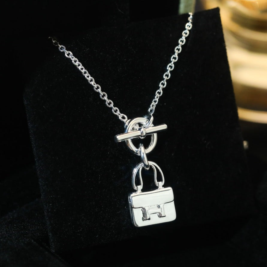 Loco POP H PEDANT SILVER NECKLACE
