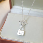 Loco POP H PEDANT SILVER NECKLACE