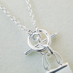 Loco POP H PEDANT SILVER NECKLACE