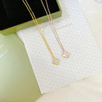 Loco CLOVER MINI 9.5MM WHITE MOTHER-OF-PEARL NECKLACE