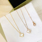 Loco CLOVER MINI 9.5MM WHITE MOTHER-OF-PEARL NECKLACE