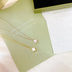 Loco CLOVER MINI 9.5MM WHITE MOTHER-OF-PEARL NECKLACE