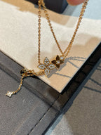 Loco STAR BLOSSOM NECKLACE PINK GOLD DIAMONDS