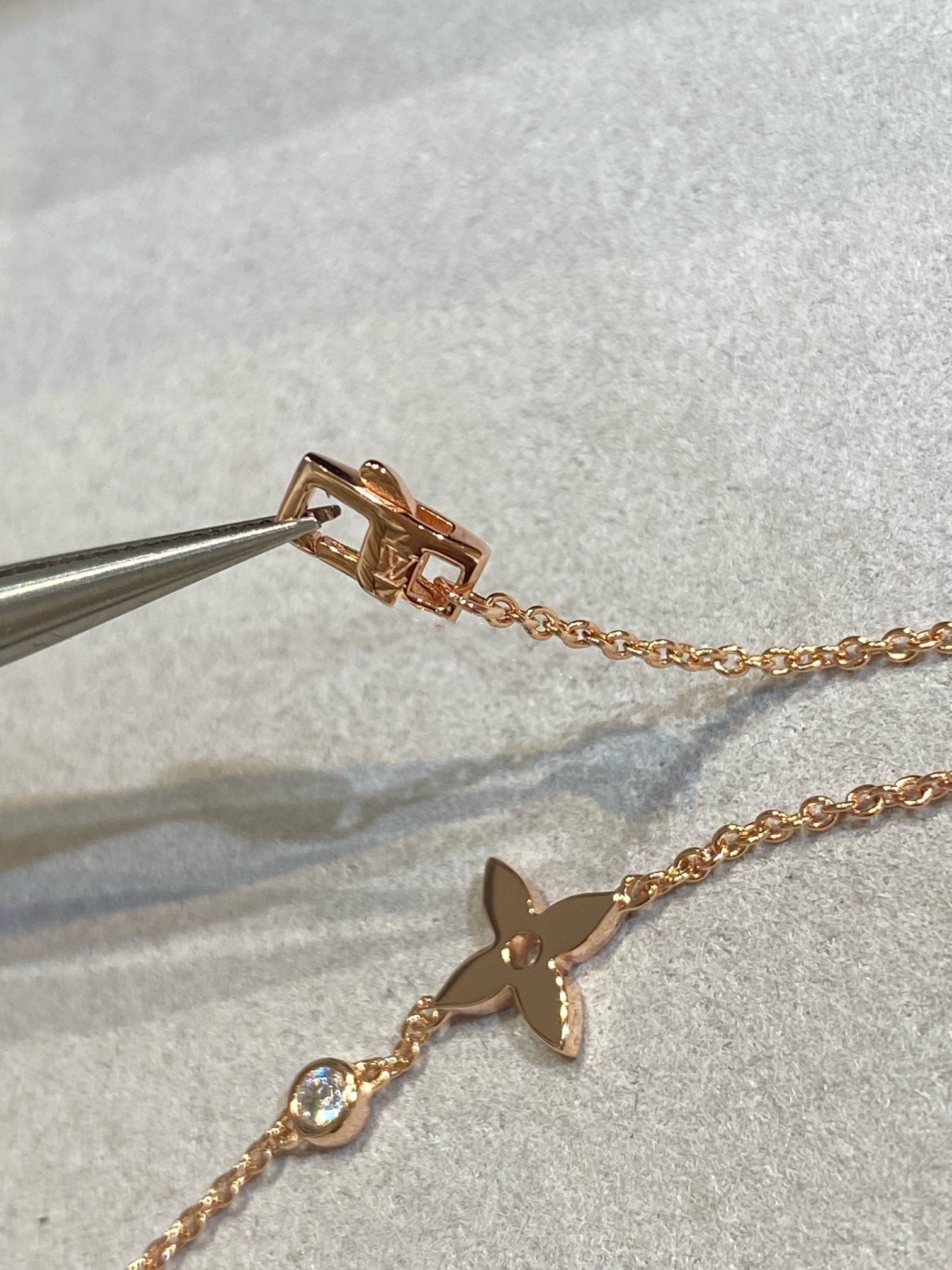 Loco STAR DIAMOND PINK GOLD BRACELET