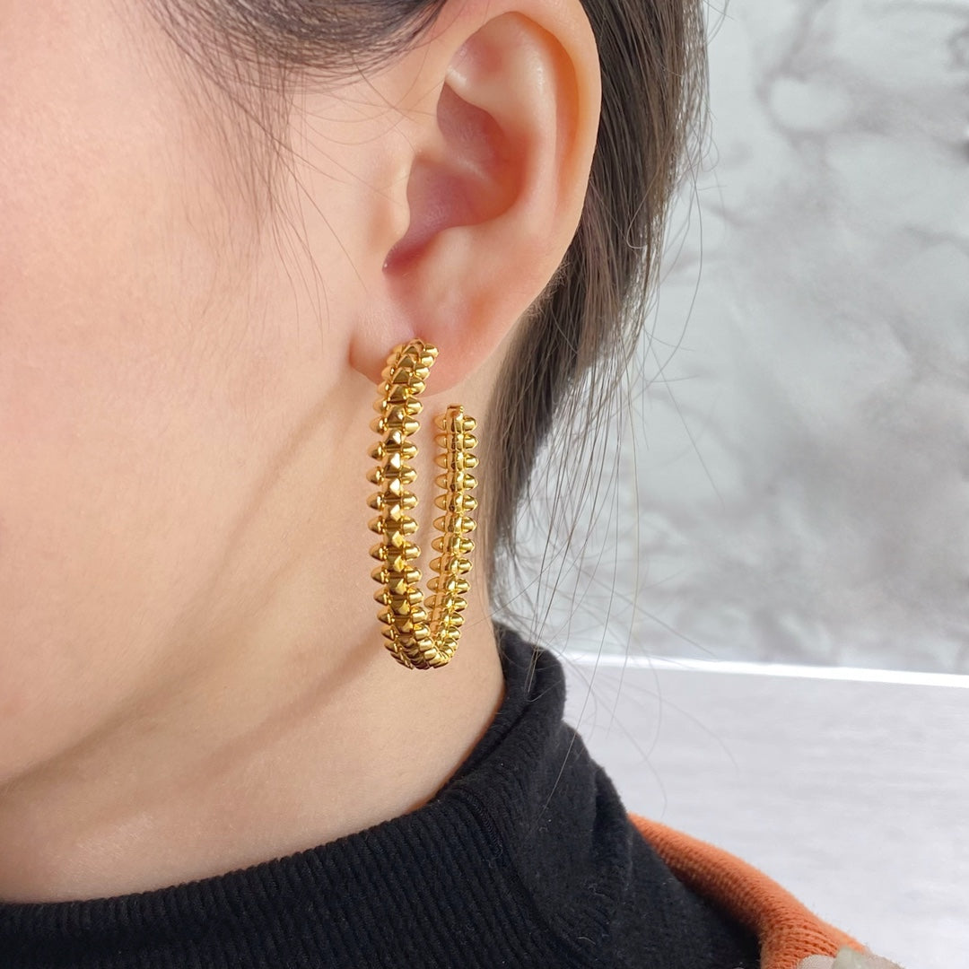 Loco CLASH LARGE HOOP EARRINGS
