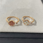 Loco SUN 1 DIAMOND PINK MOP RING