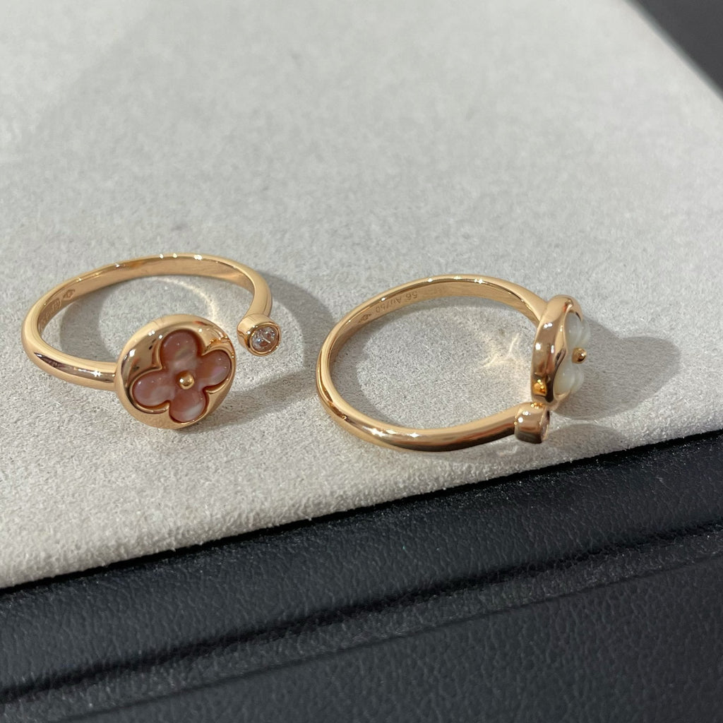 Loco SUN 1 DIAMOND PINK MOP RING