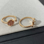 Loco SUN 1 DIAMOND PINK MOP RING