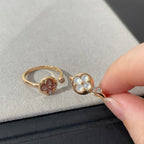 Loco SUN 1 DIAMOND PINK MOP RING