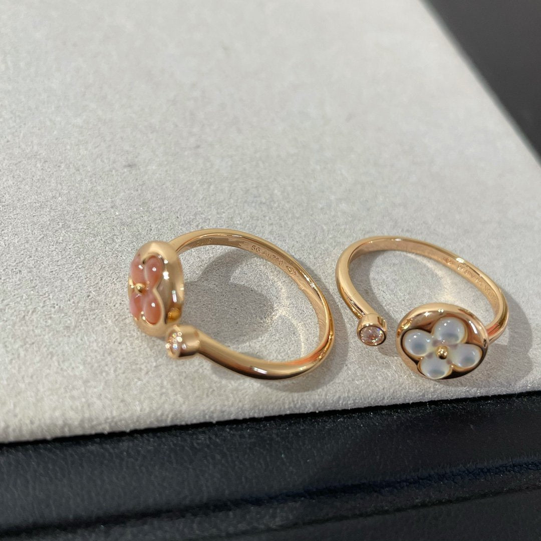 Loco SUN 1 DIAMOND PINK MOP RING