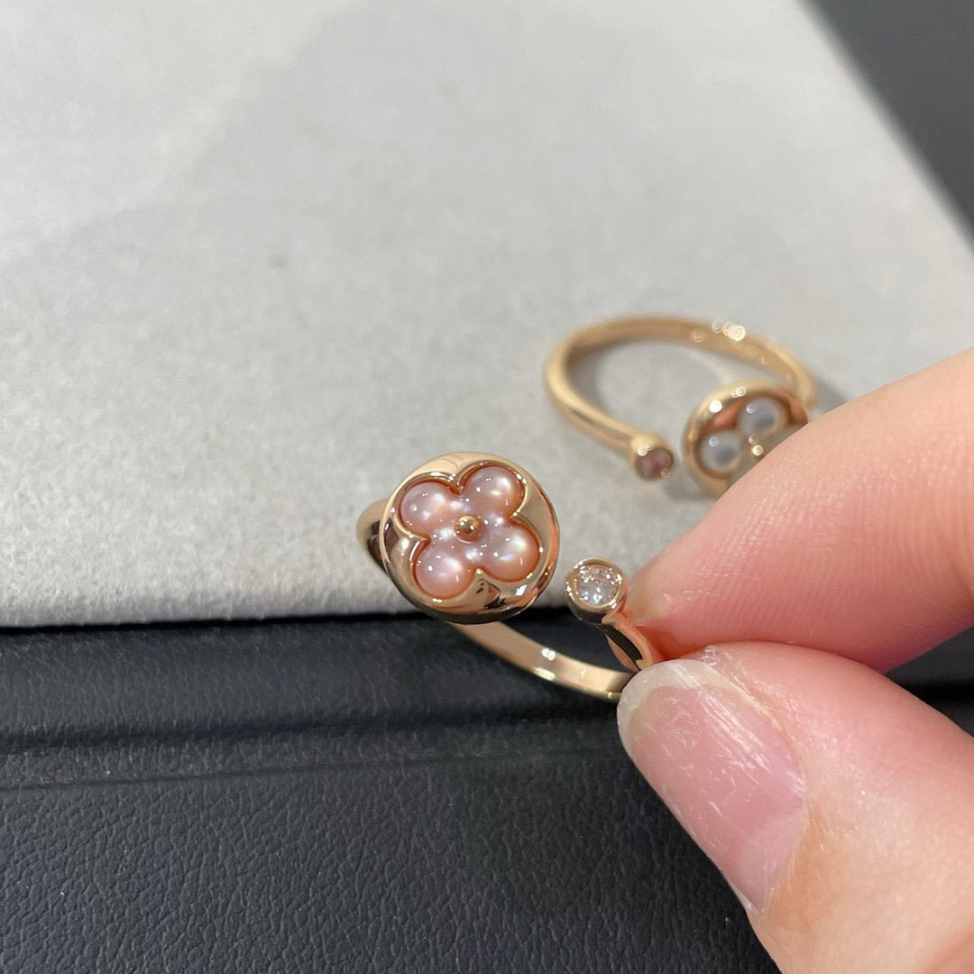 Loco SUN 1 DIAMOND PINK MOP RING